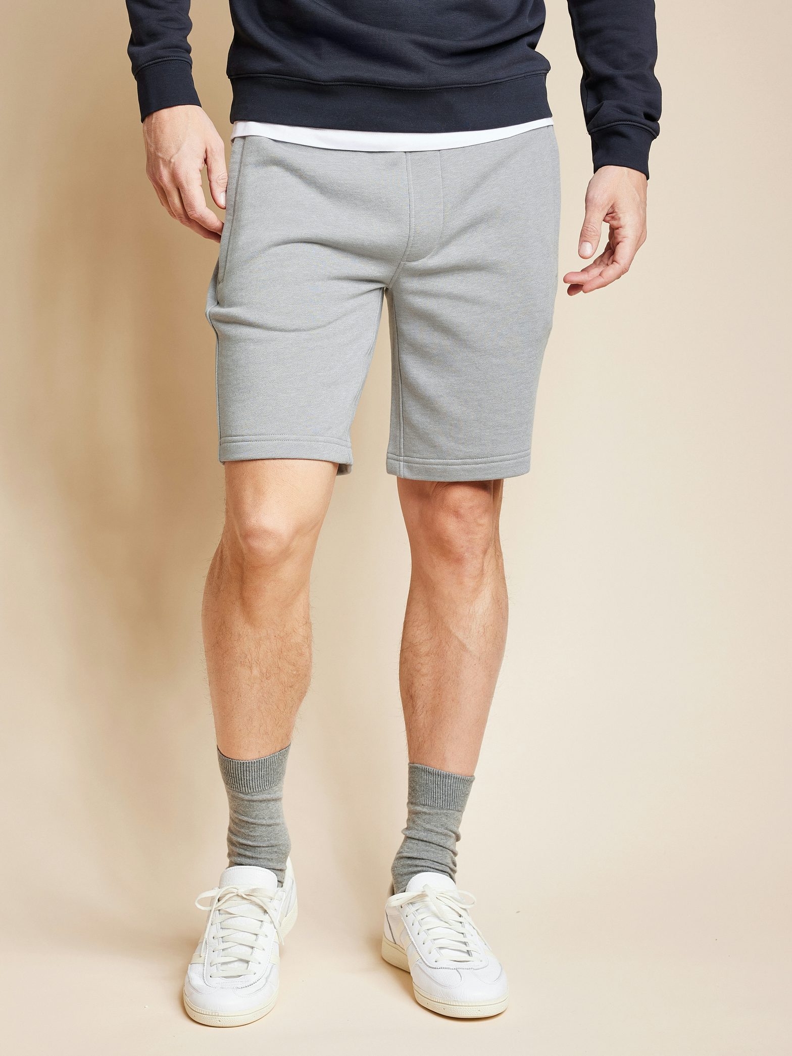 Marinblå Brief badshorts | Herr | Dressmann