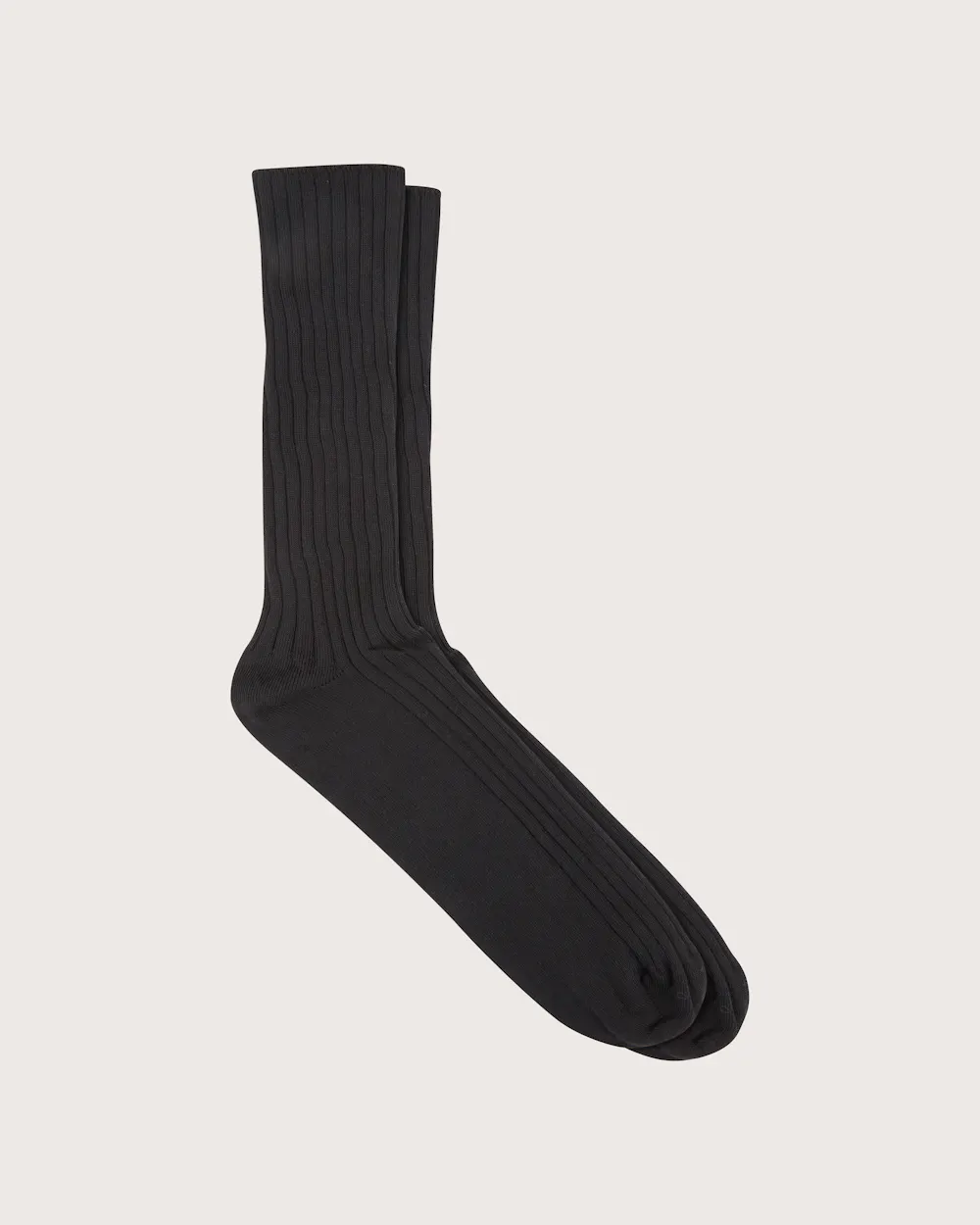 svart-3pk-bomullssokker-uten-strikk-herre
