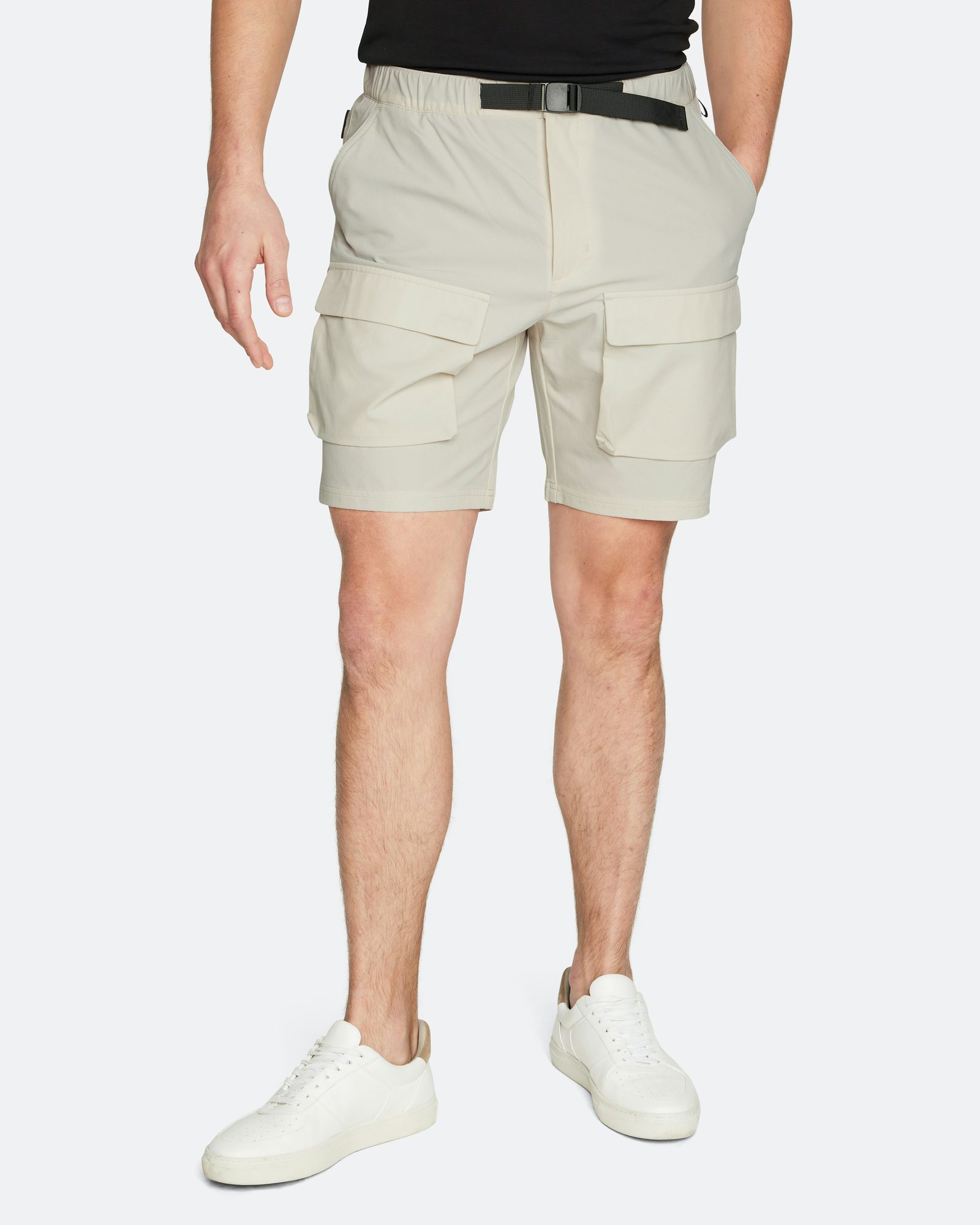 Off white Performance stretchshorts | Herr | Dressmann